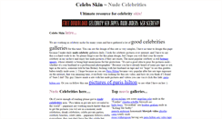 Desktop Screenshot of celebskin.net